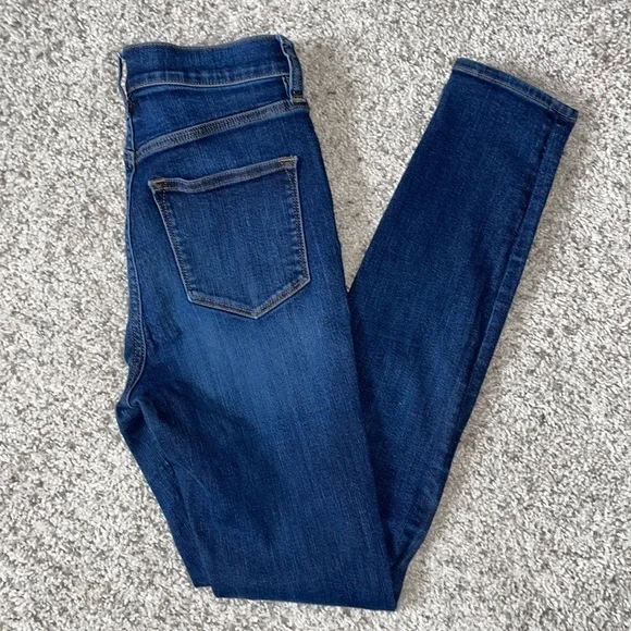 J.CREW mid-rise toothpick jeans in Point Lake wash in women’s size 25 - Picture 7 of 11